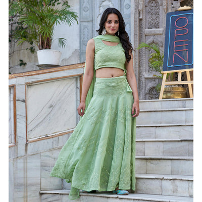 green-sequins-embroidered-viscose-georgette-lehenga-choli