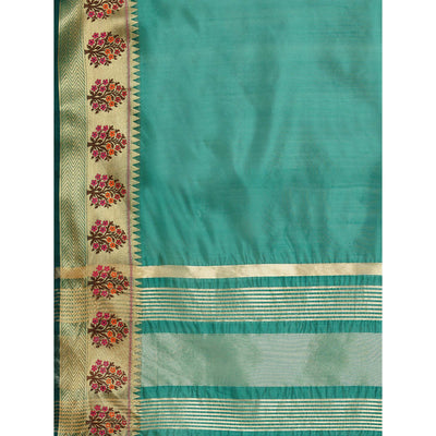 Morpich Woven Organza Saree
