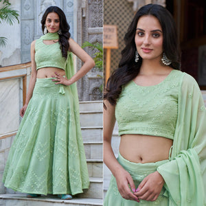 green-sequins-embroidered-viscose-georgette-lehenga-choli