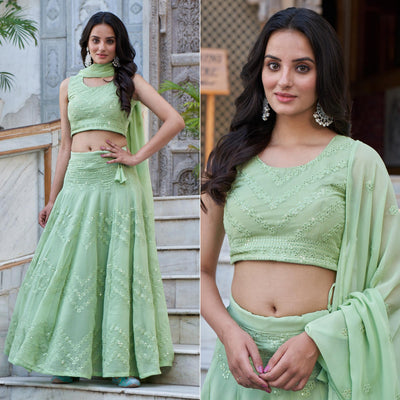 green-sequins-embroidered-viscose-georgette-lehenga-choli
