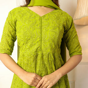 green-sequins-embroidered-georgette-sharara-suit-1