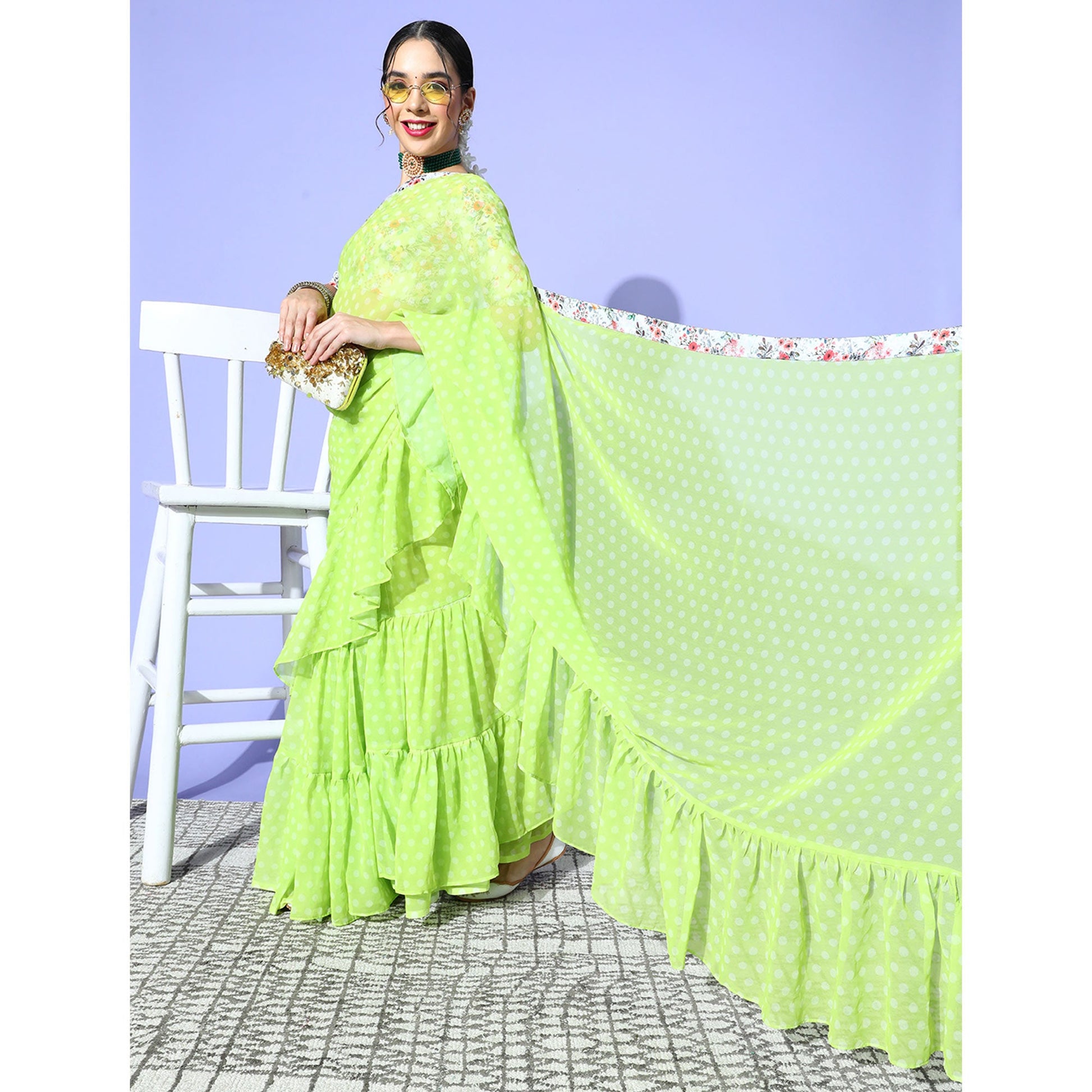 t-green-printed-georgette-saree