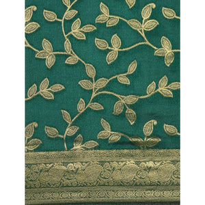 green-woven-kanjivaram-silk-saree-withtassels-1