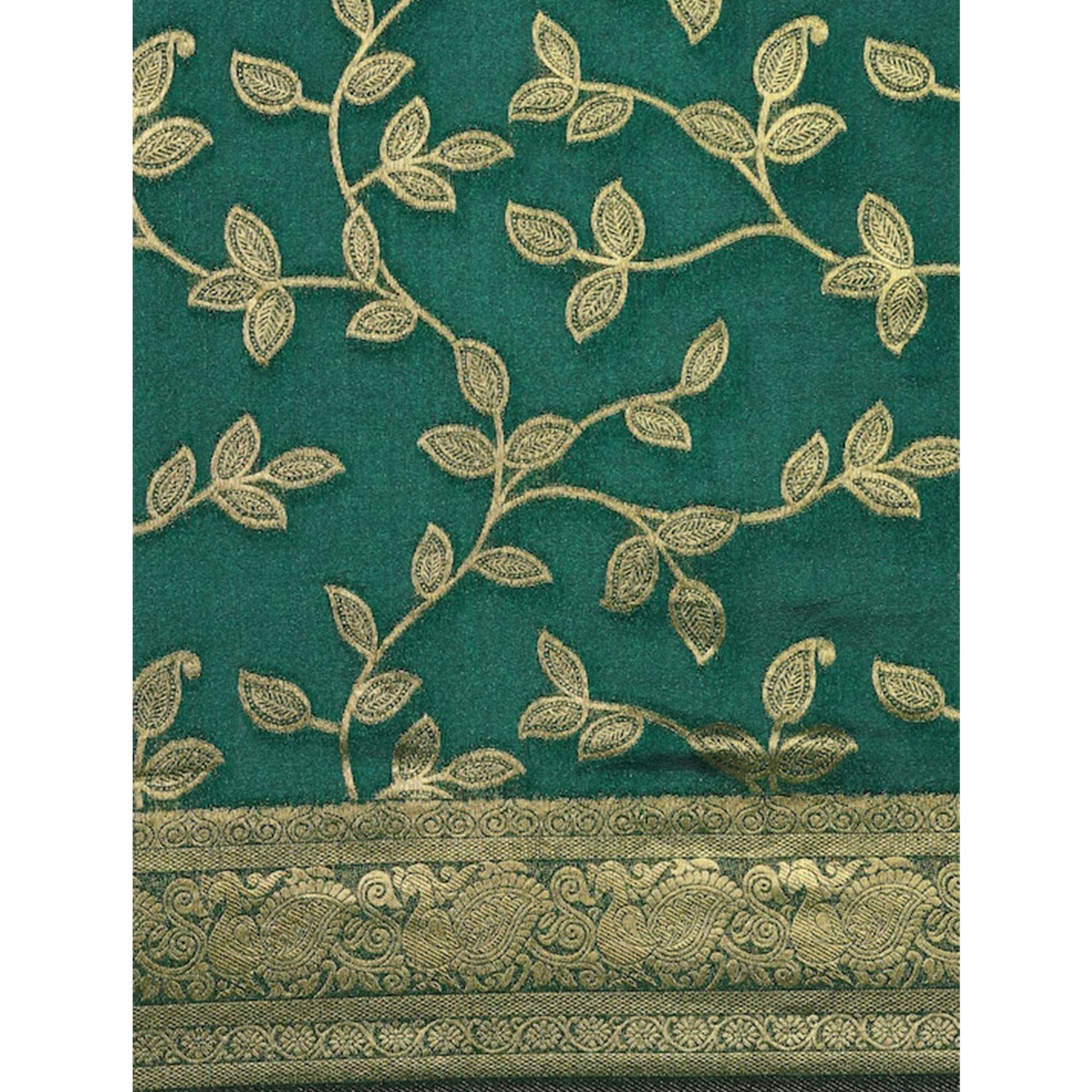 green-woven-kanjivaram-silk-saree-withtassels-1