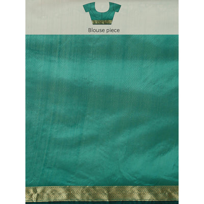 Morpich Woven Organza Saree