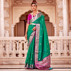green-woven-banarasi-silk-saree-10