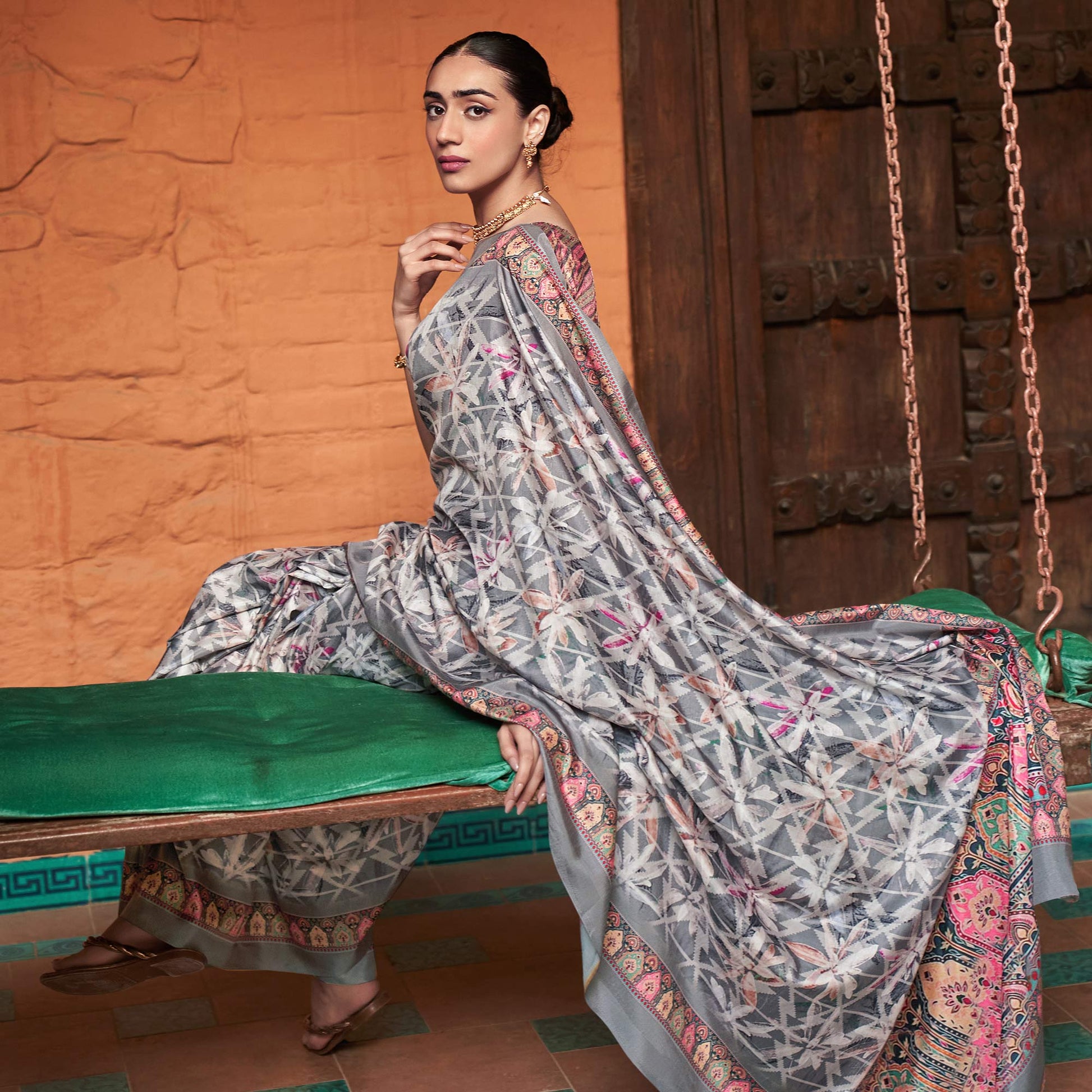 grey-digital-printed-satin-saree-1