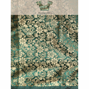 Maroon Solid Vichitra Silk Saree With Fancy Border