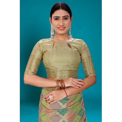 green-woven-organza-saree-with-tassels-17