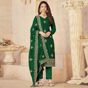 green-embroidered-vichitra-silk-suit