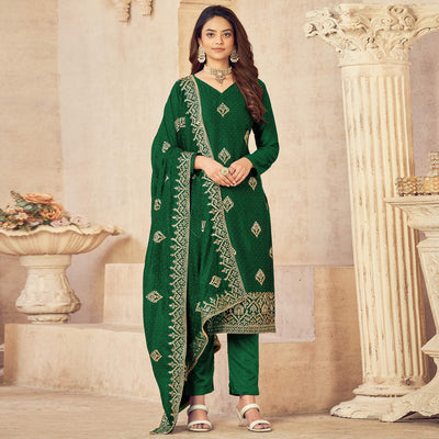 green-embroidered-vichitra-silk-suit