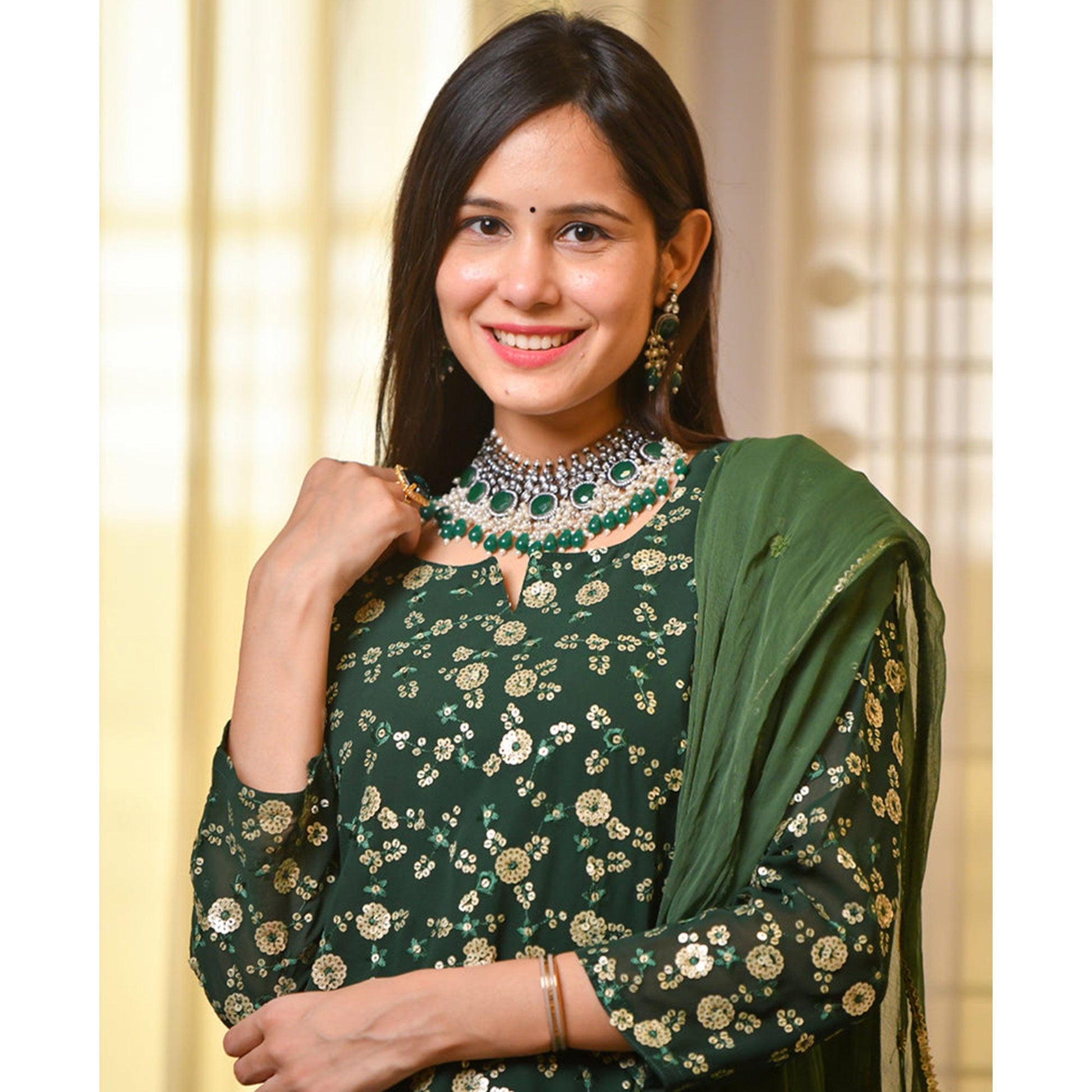 green-sequins-embroidered-georgette-suit