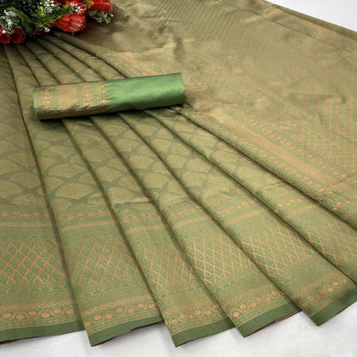 green-woven-banarasi-silk-saree-9