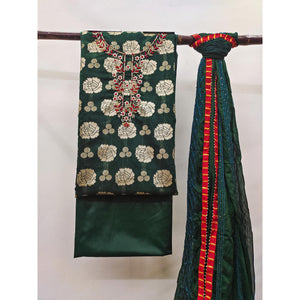 2-green-woven-banarasi-silk-dress-material