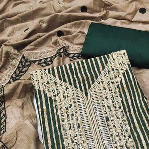 green-printed-with-sequins-embroidered-pure-cotton-dress-material