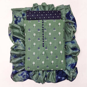 green-floral-printed-poly-cotton-dress-material-1