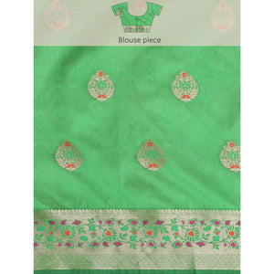 Gajari Woven Organza Saree