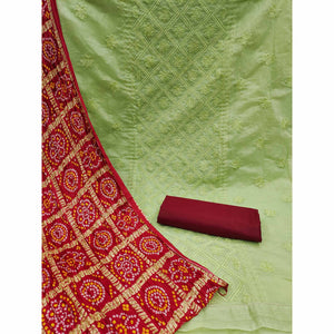green-embroidered-chanderi-dress-material-4