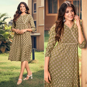 green-floral-printed-rayon-dress