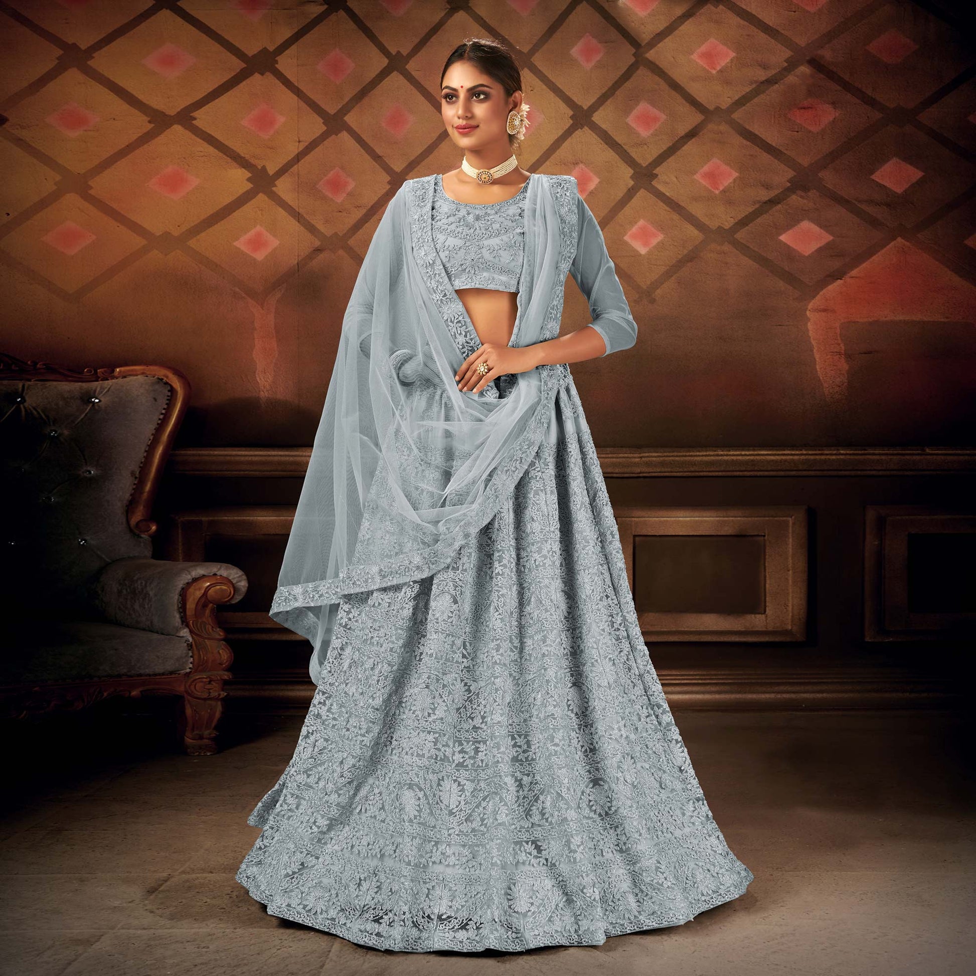 grey-embroidered-netted-lehenga-choli