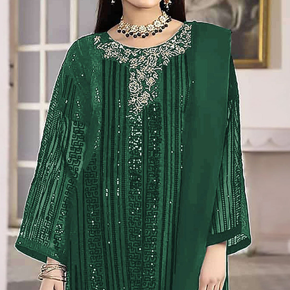 green-sequins-embroidered-georgette-pakistani-suit-3