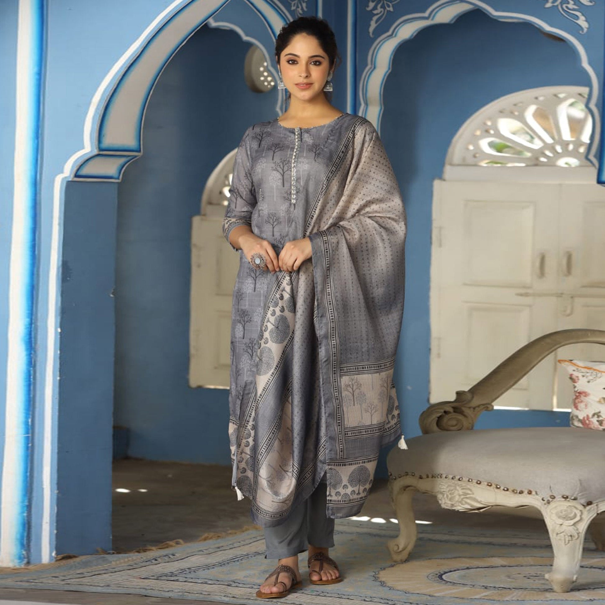grey-floral-printed-rayon-suit