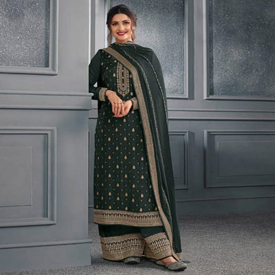 green-woven-with-sequins-embroidered-dola-silk-palazzo-suit