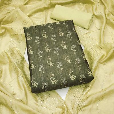 green-printed-with-embroidered-chanderi-dress-material