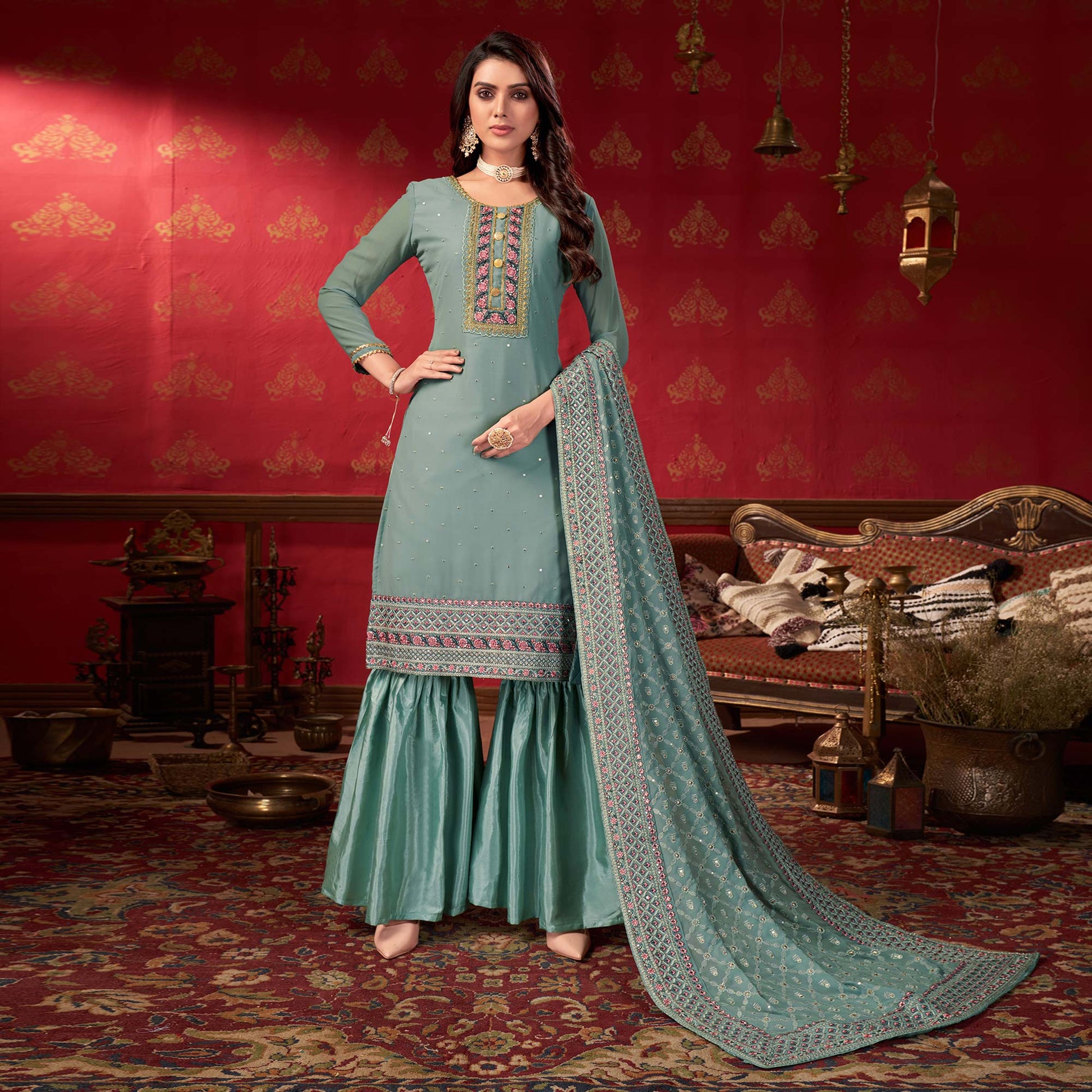 grey-embroidered-georgette-sharara-suit-1