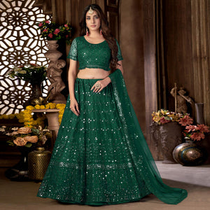 green-sequins-embroidered-net-lehenga-choli