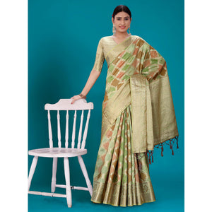 green-woven-organza-saree-with-tassels-15
