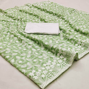 green-lucknowi-embroidered-organza-saree