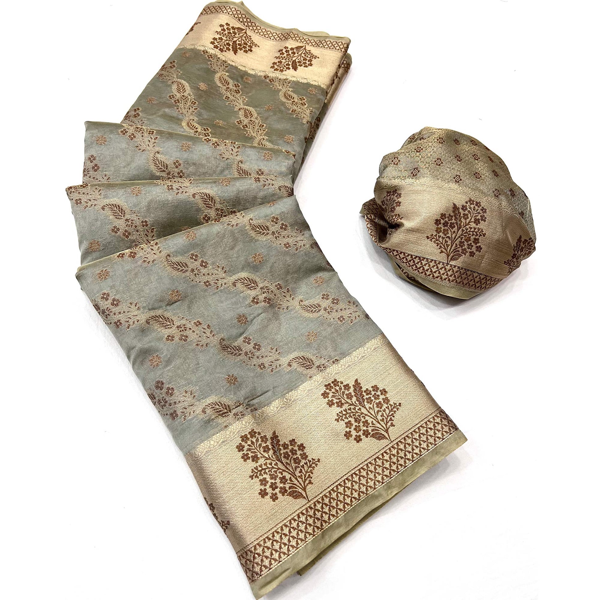 grey-floral-woven-organza-saree-1