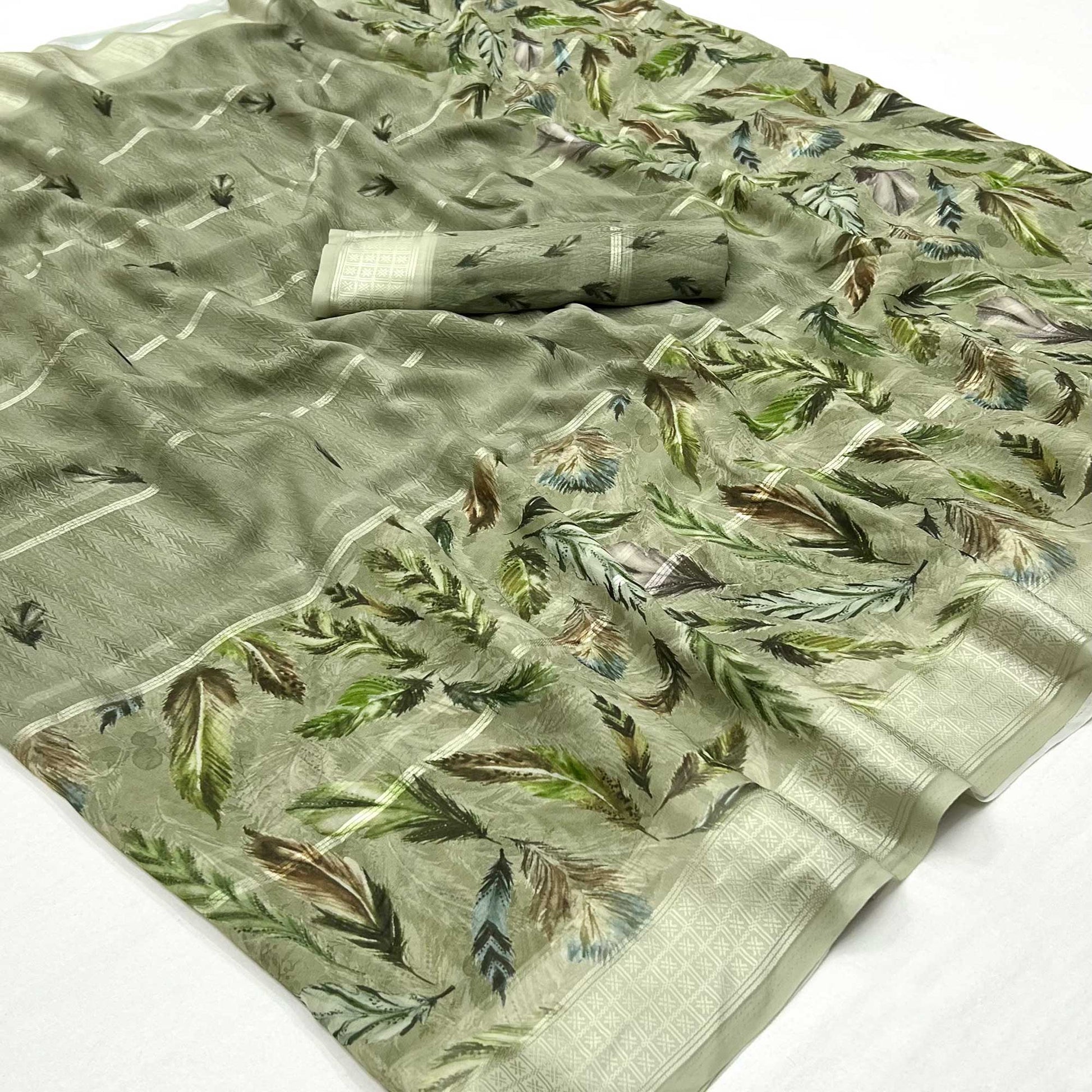 green-digital-printed-viscose-saree-2