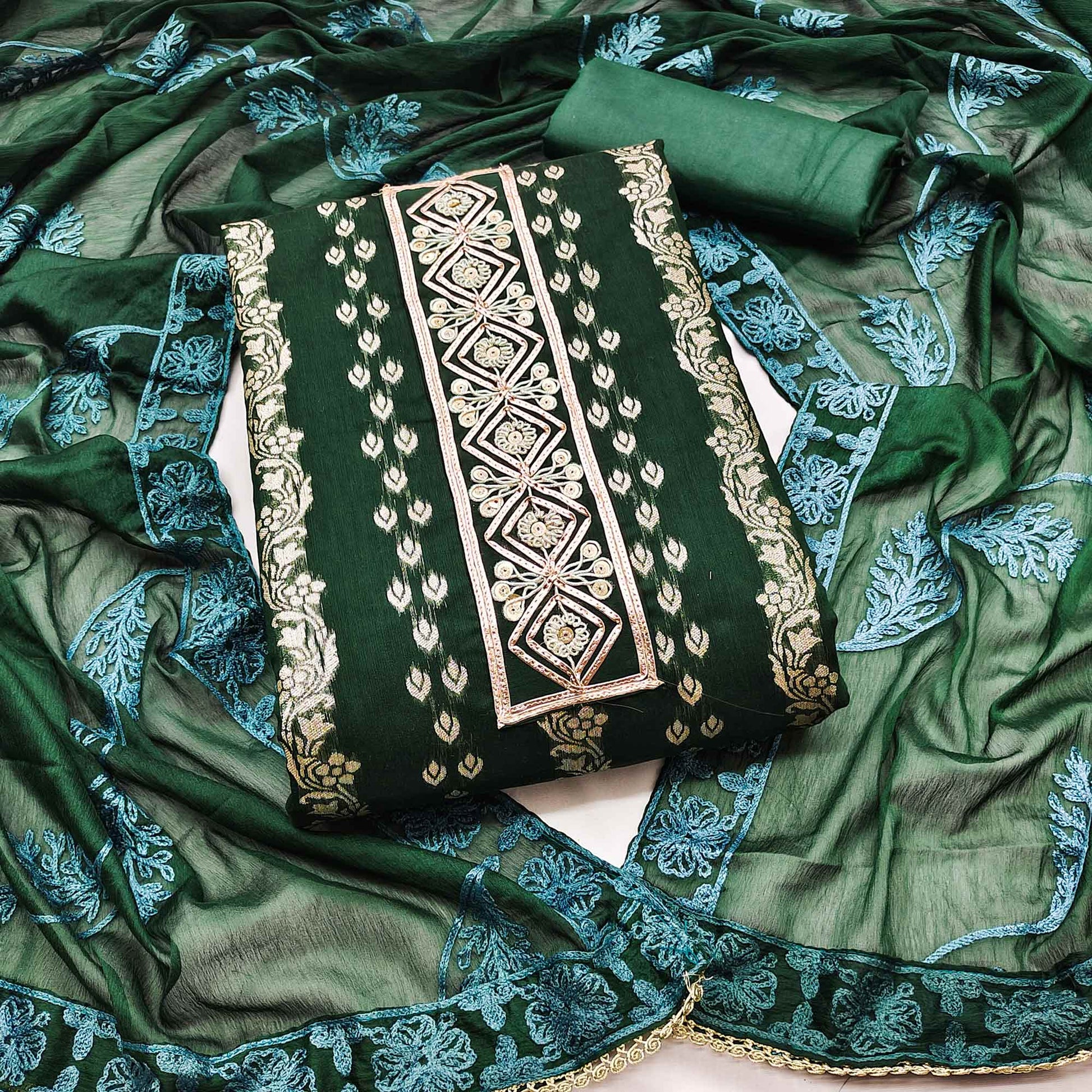 7-green-woven-banarasi-silk-dress-material