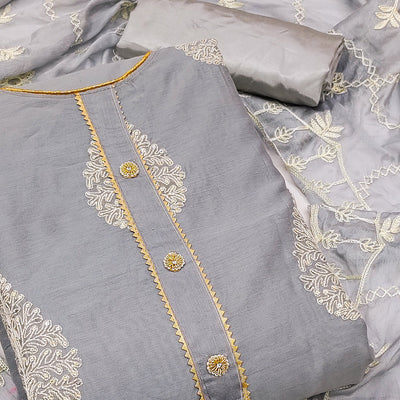 grey-embroidered-chanderi-dress-material-4