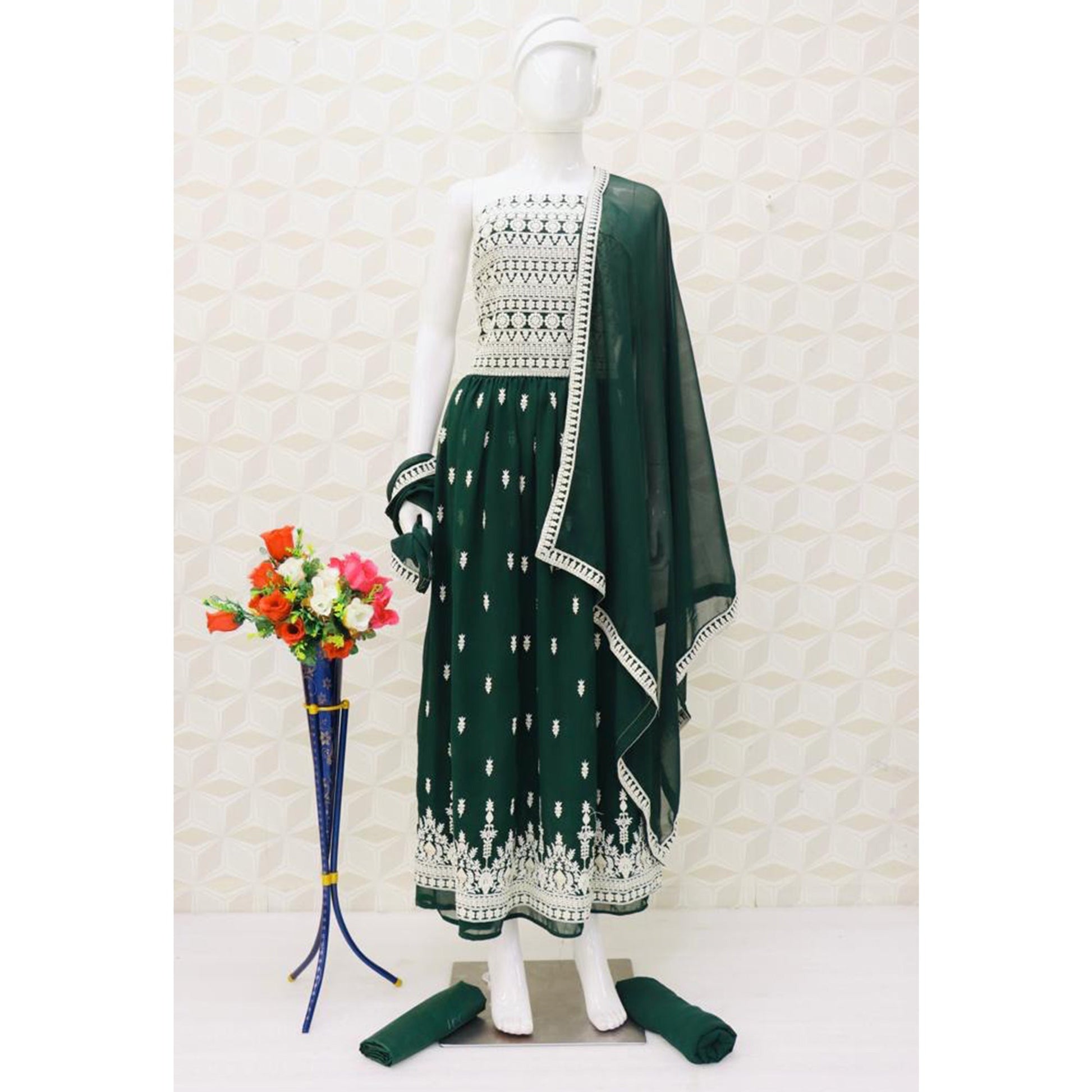 green-sequins-embroidered-georgette-semi-stitched-naira-cut-palazzo-suit