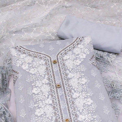 grey-floral-embroidered-chanderi-dress-material-2