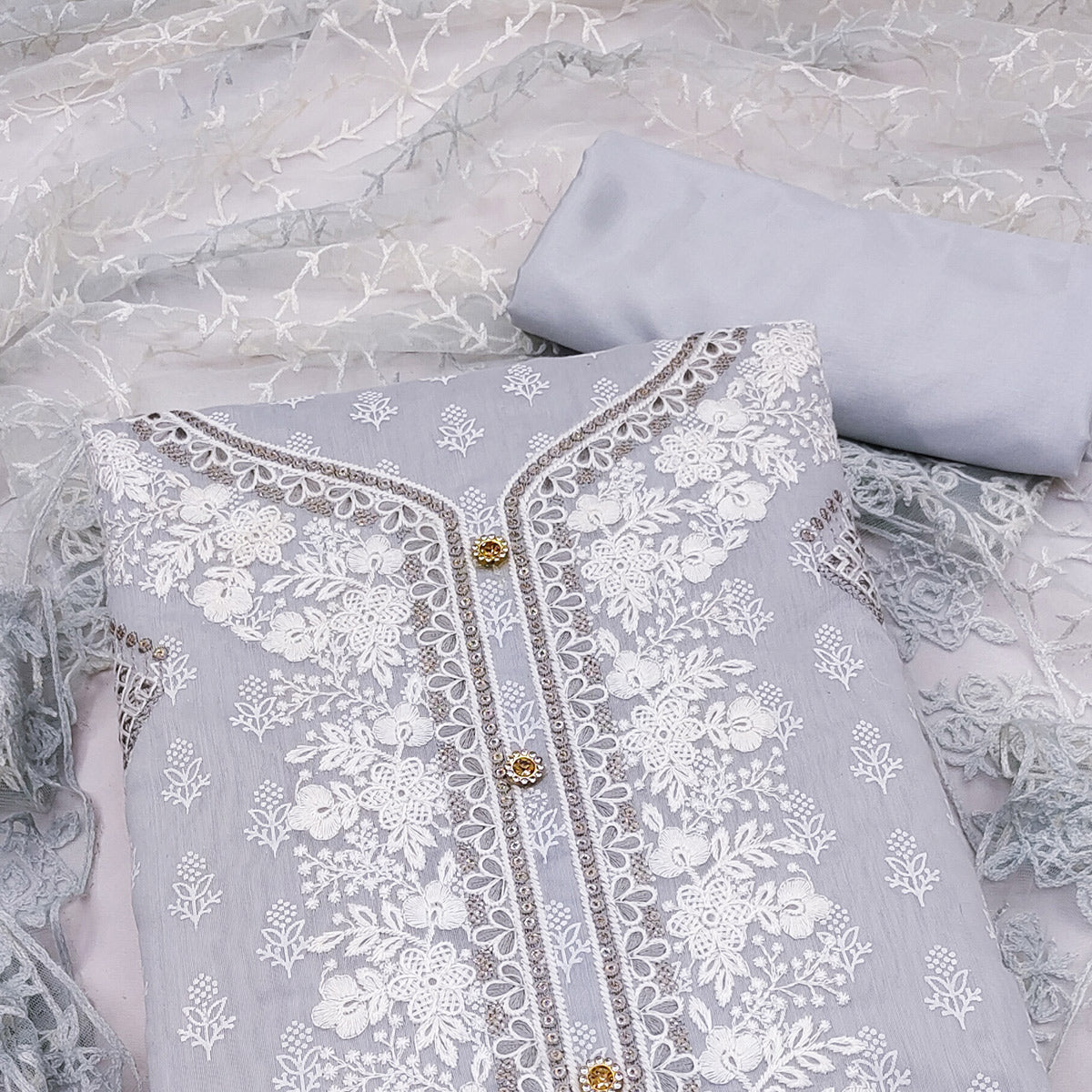 grey-floral-embroidered-chanderi-dress-material-2