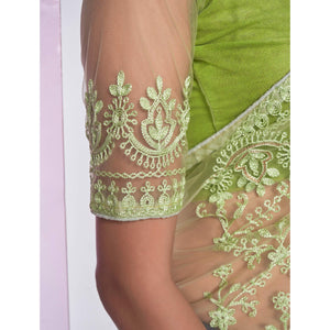 green-floral-embroidered-net-saree