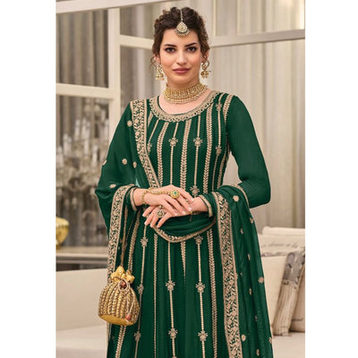 green-floral-embroidered-georgette-sharara-suit