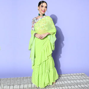 t-green-printed-georgette-saree