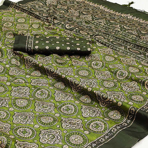 green-floral-digital-printed-tussar-silk-saree-with-tassels-1