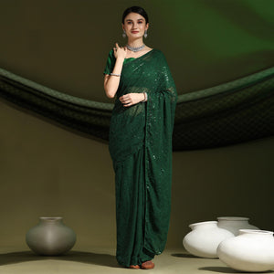 green-sequins-embroidered-georgette-saree