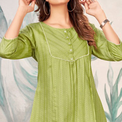 green-embroidered-chiffon-top