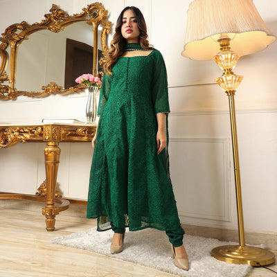 green-chikankari-work-georgette-anarkali-suit