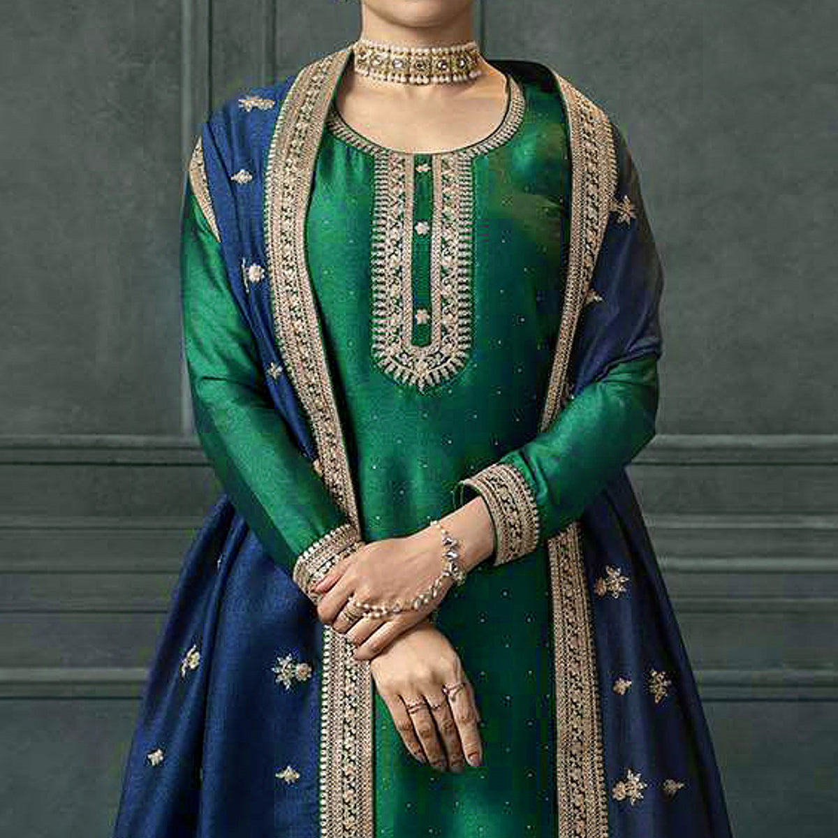 green-embroidered-georgette-semi-stitched-palazzo-suit