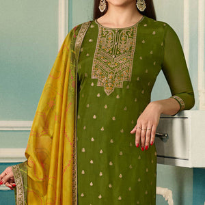 4-green-floral-woven-organza-salwar-suit