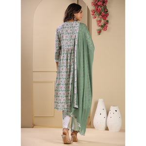 green-floral-printed-pure-cotton-naira-cut-suit