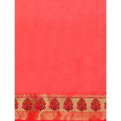 Gajari Woven Organza Saree